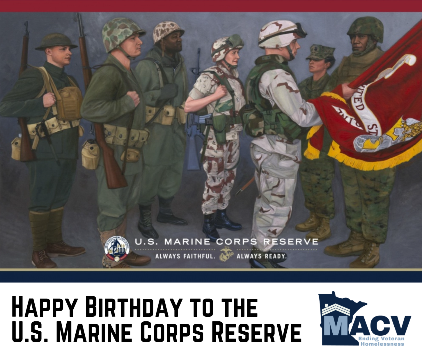 Marine Corps Reserve Birthday MACV
