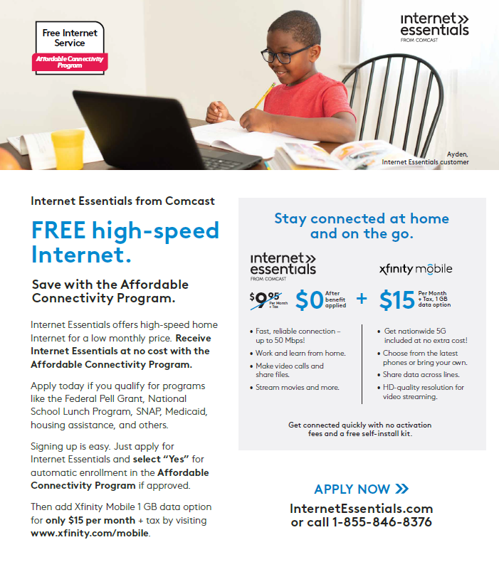 Comcast Internet Essentials image