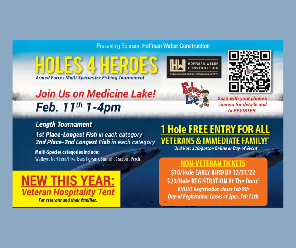 Holes for Heroes Ice Fishing Tournament