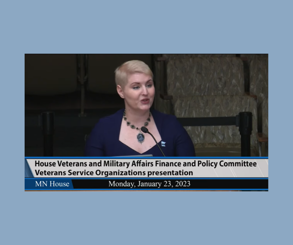 House Veterans and Military Affairs Finance and Policy Committee: MACV Presentation