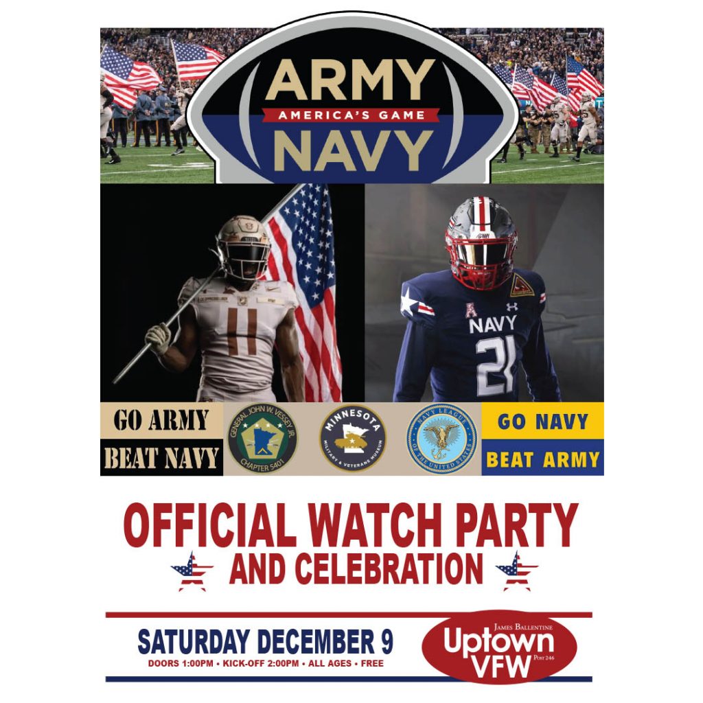 Army Navy Official Watch Party and Celebration