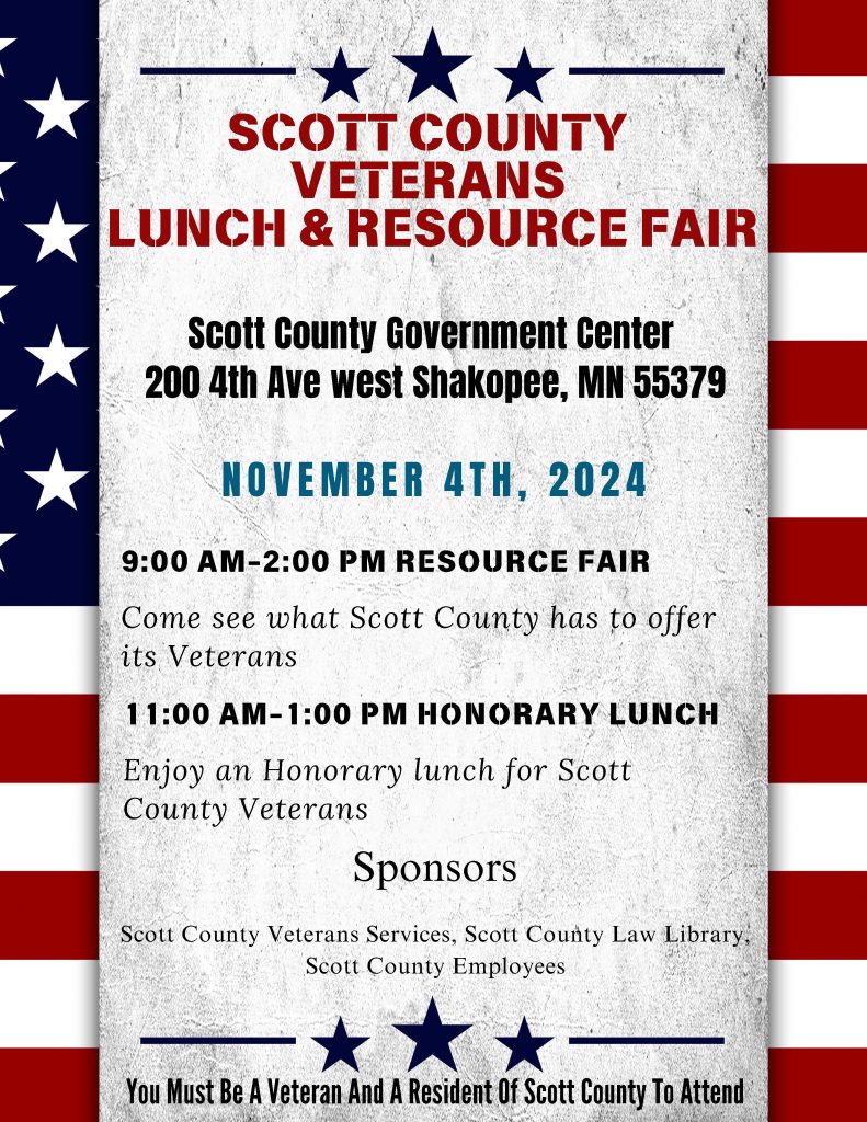 Scott County Veterans Lunch & Resource Fair