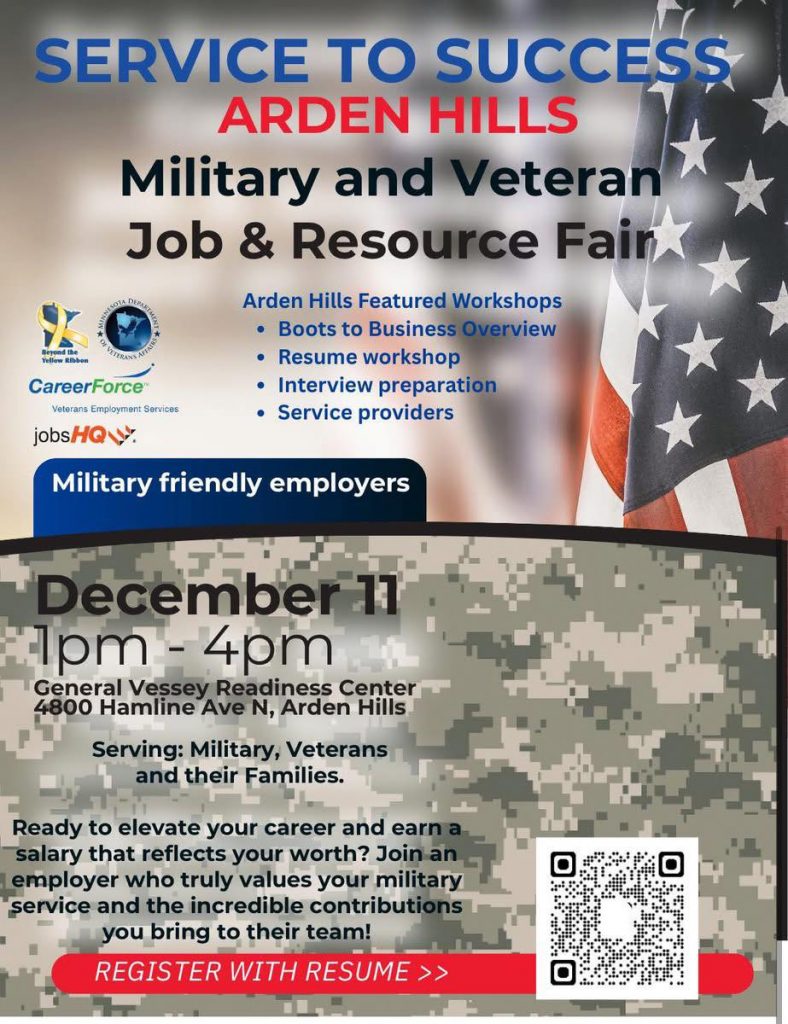 Service To Success: Military and Veteran Job and Resource Fair