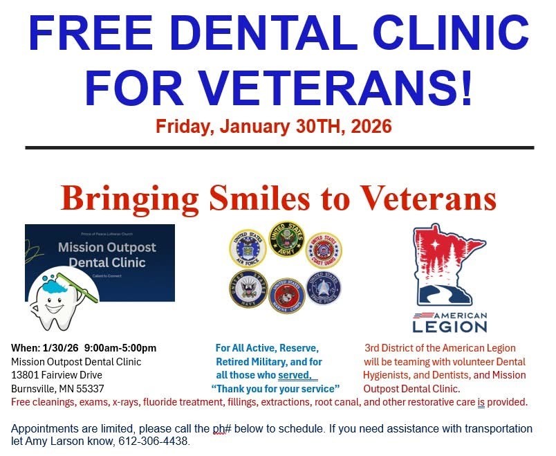 Free Dental Clinic for Veterans